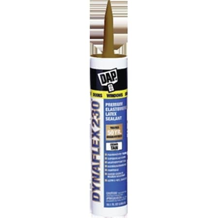 Dap 18412 10.3 oz. Cedar Tan 230 Dynaflex Elastomeric Latex Sealant DA327608